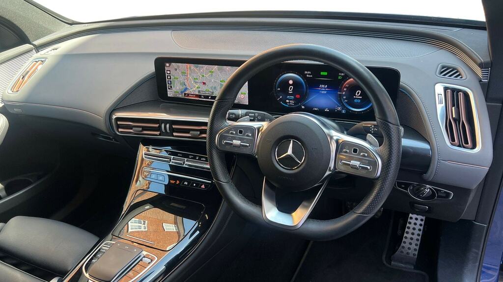 Mercedes-Benz EQC Eqc 400 300Kw Amg Line Edition 80Kwh KT73YDJ Blue #3