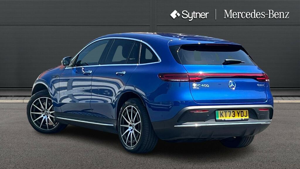 Mercedes-Benz EQC Eqc 400 300Kw Amg Line Edition 80Kwh KT73YDJ Blue #2