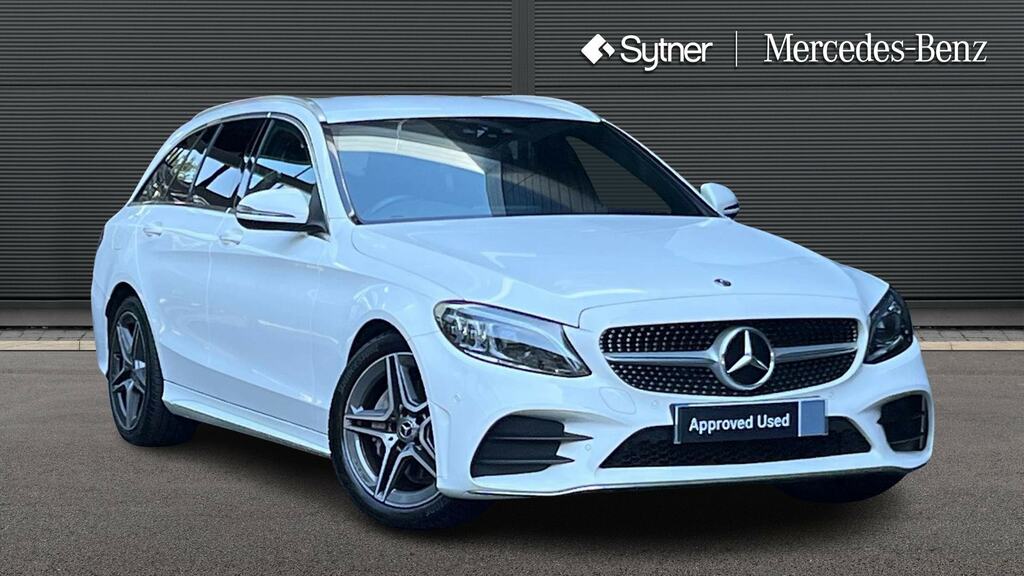 Mercedes-Benz C Class C200 Amg Line Premium 9G-tronic White