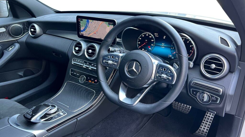Mercedes-Benz C Class C200 Amg Line Premium 9G-tronic White #3