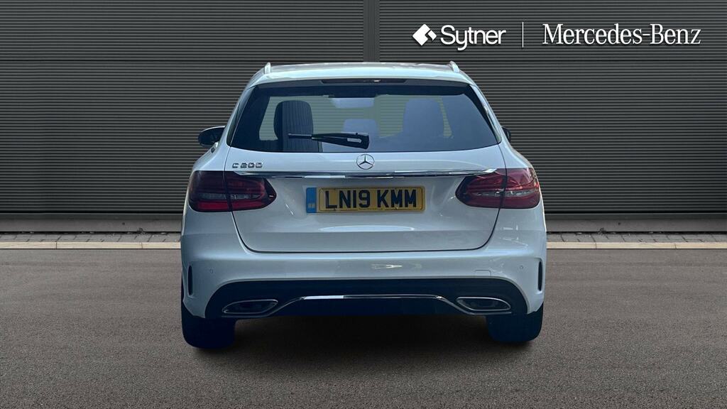Mercedes-Benz C Class C200 Amg Line Premium 9G-tronic White #6