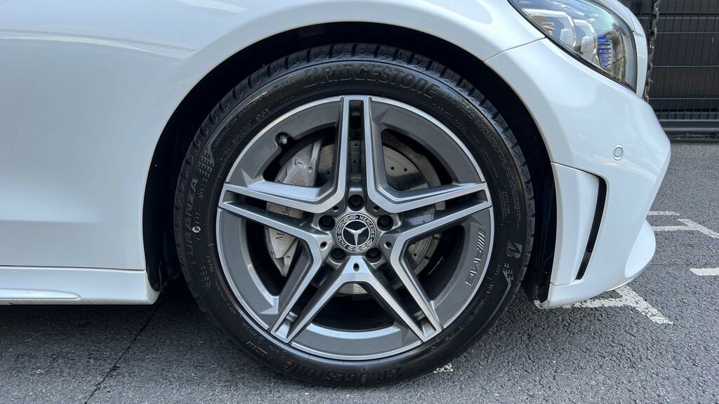 Mercedes-Benz C Class C200 Amg Line Premium 9G-tronic White #4