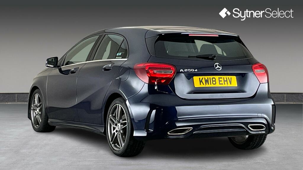 Mercedes-Benz A Class A200d Amg Line KW18EHV Blue #2