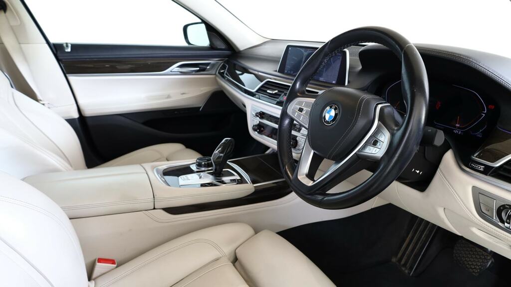 BMW 7 Series 730D Mht Silver #6