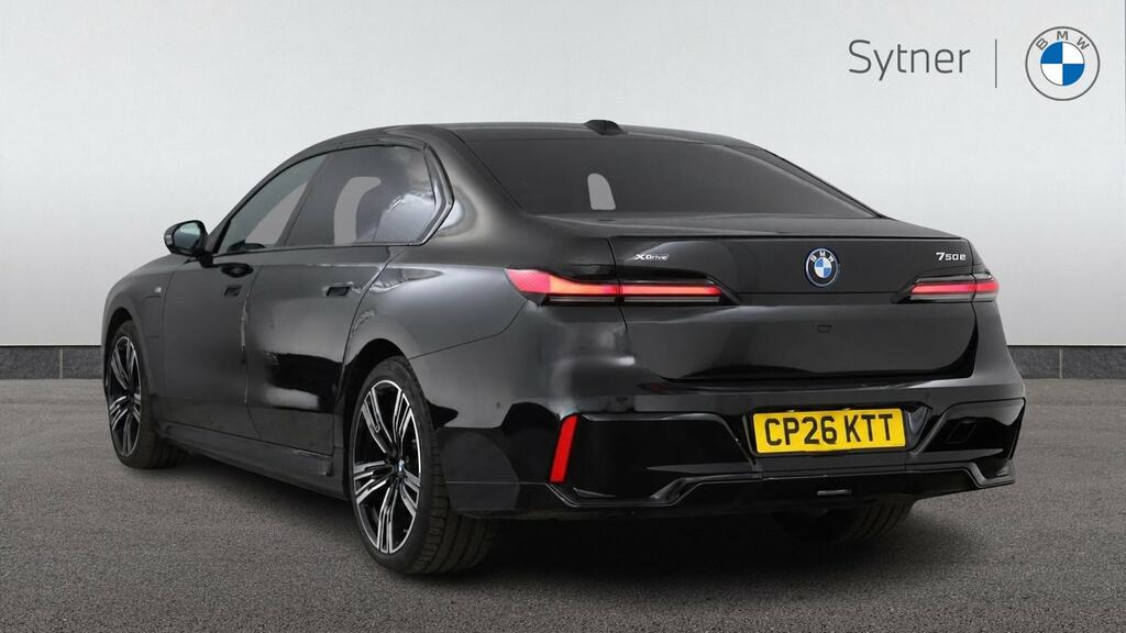 BMW 7 Series 750E Xdrive M Sport Black #2