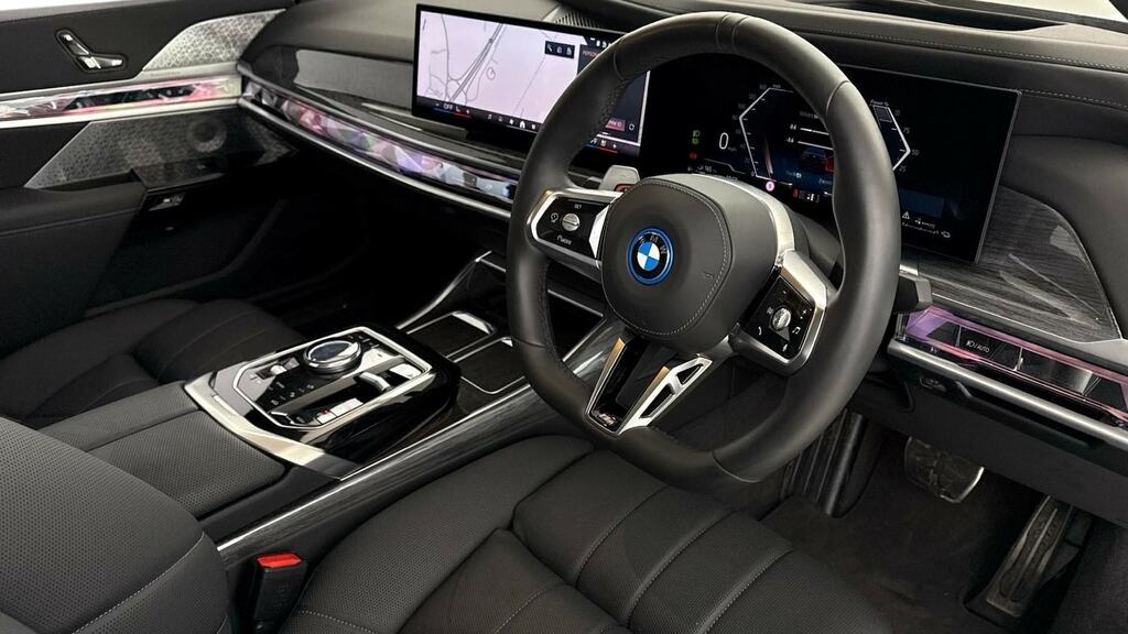 BMW 7 Series 750E Xdrive M Sport Black #6
