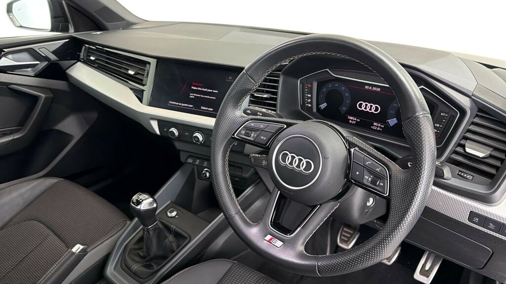 Audi A1 30 Tfsi 110 S Line LA22FWW Black #6