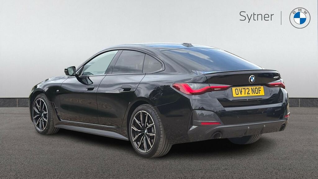 BMW 4 Series Gran Coupe 420I M Sport Step Pro Pack OV72NOF Black #2