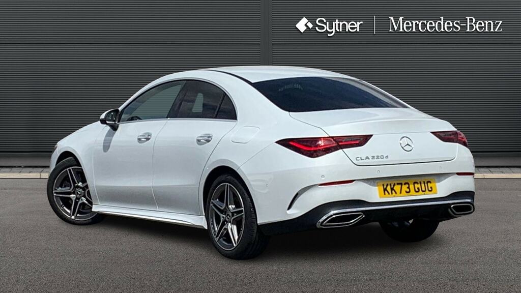 Mercedes-Benz CLA Class Cla 220D Amg Line Executive Tip KK73GUG White #2