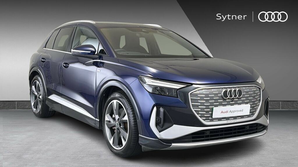 Audi Q4 E Tron 220Kw 50 Quattro 82Kwh S Line Cs Blue