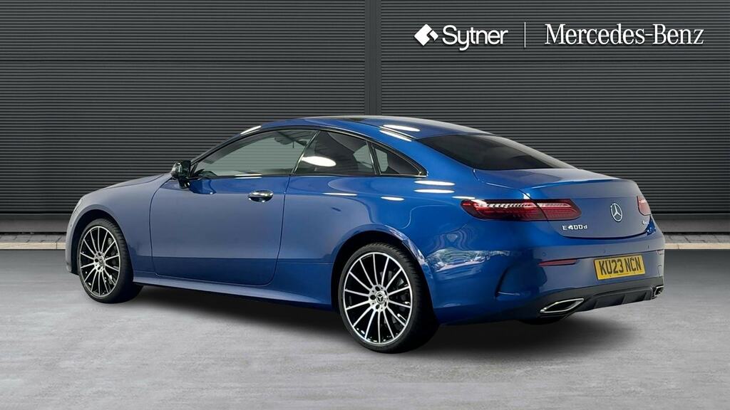 Mercedes-Benz E Class E400d 4Matic Amg Line Night Ed Pre 9G-tronic Blue #2