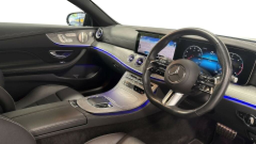 Mercedes-Benz E Class E400d 4Matic Amg Line Night Ed Pre 9G-tronic Blue #3