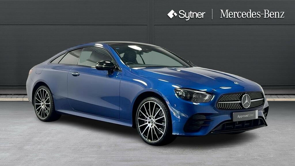 Mercedes-Benz E Class E400d 4Matic Amg Line Night Ed Pre 9G-tronic Blue