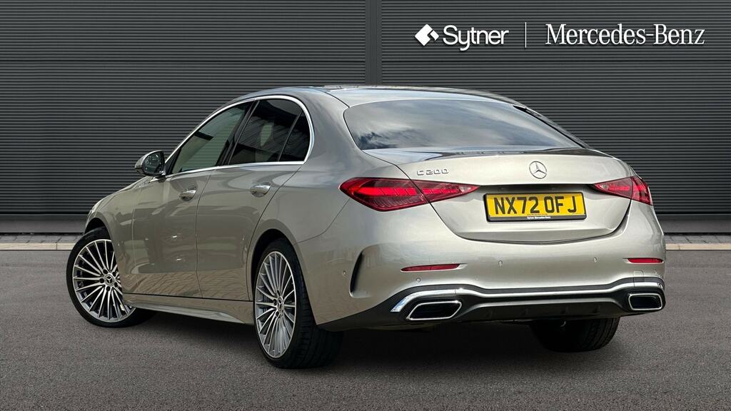 Mercedes-Benz C Class C200 Amg Line Premium 9G-tronic Silver #2
