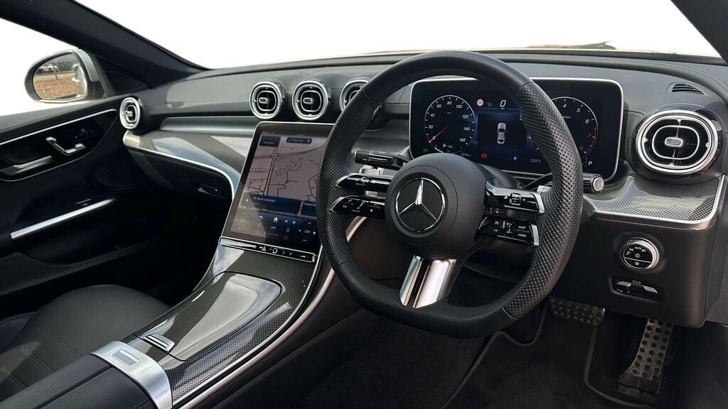 Mercedes-Benz C Class C200 Amg Line Premium 9G-tronic Silver #3