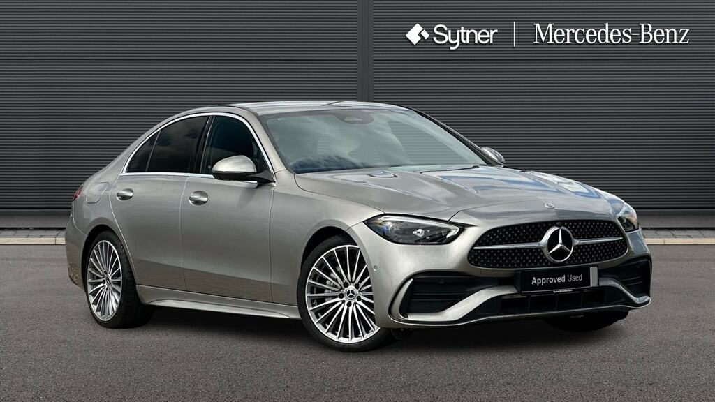 Mercedes-Benz C Class C200 Amg Line Premium 9G-tronic Silver