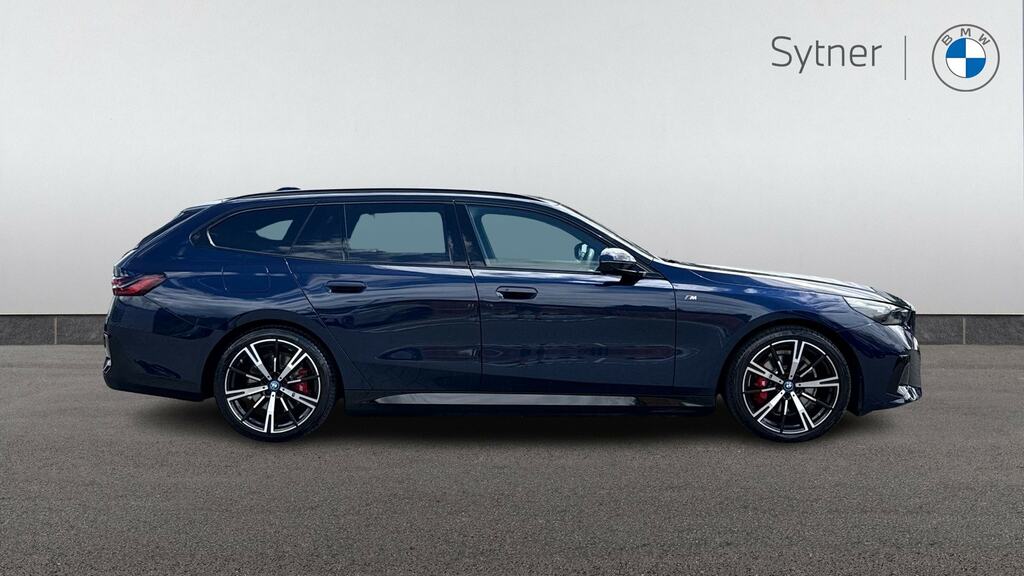 BMW 5 Series 530E M Sport Pro Tech Plus YB74HCJ Blue #3