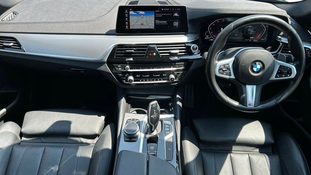 BMW 5 Series 520D Mht M Sport AV20JFE Black #4