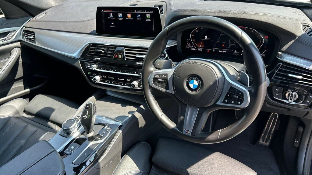 BMW 5 Series 520D Mht M Sport AV20JFE Black #6