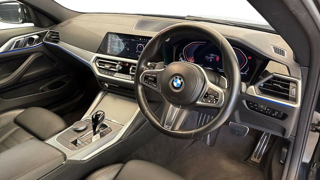 BMW 4 Series Gran Coupe 420I M Sport Step CN22USY Black #6