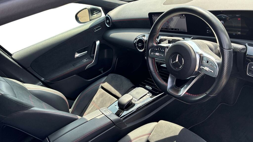 Mercedes-Benz A Class A180 Amg Line Executive YX70KGK Black #3