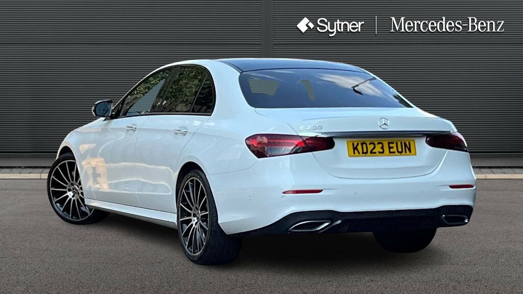 Mercedes-Benz E Class E200 Amg Line Night Edition Prem 9G-tronic White #2
