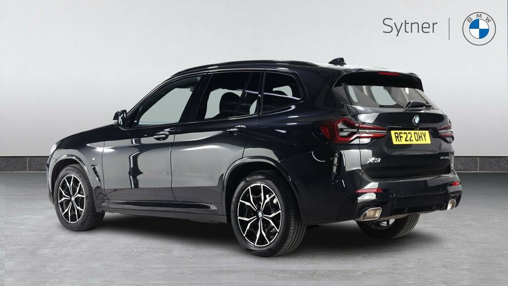 BMW X3 Xdrive20d Mht M Sport Step RF22OHY Black #2