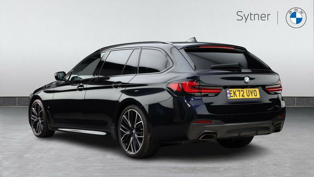 BMW 5 Series 520D Mht M Sport Step Pro Pack Black #2