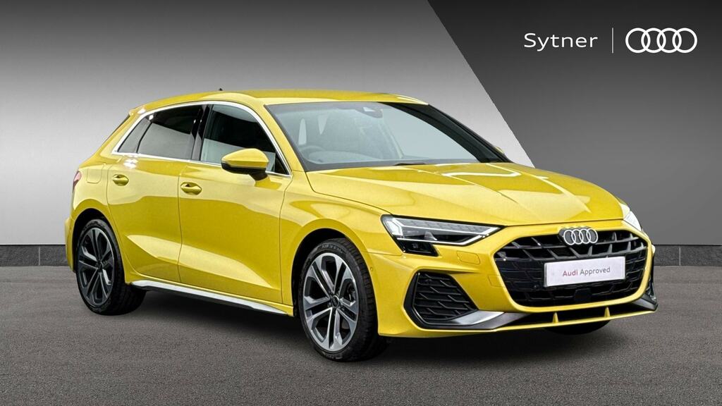 Audi A3 35 Tfsi S Line S Tronic Tech Pack Yellow