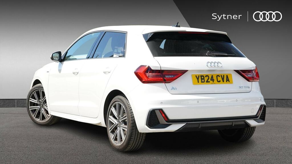 Audi A1 30 Tfsi S Line YB24CVA White #3
