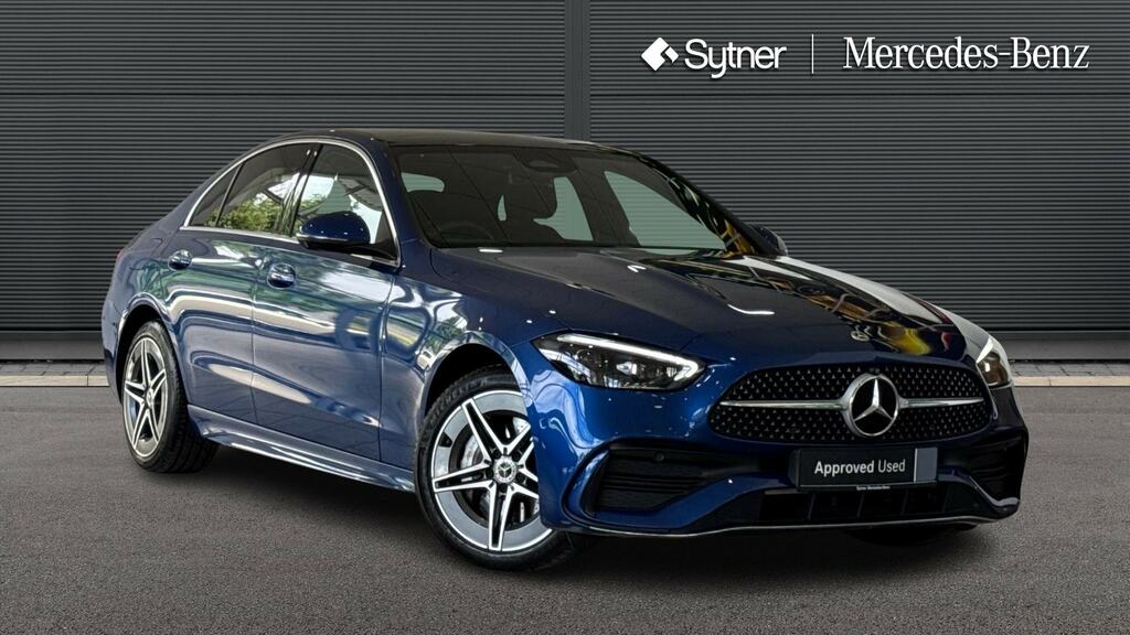 Mercedes-Benz C Class C300e Amg Line Premium Plus 9G-tronic Blue