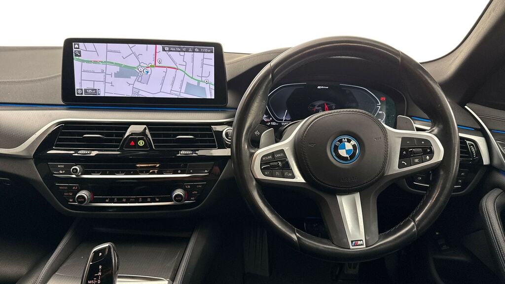 BMW 5 Series 530E M Sport FD23VKL Grey #5