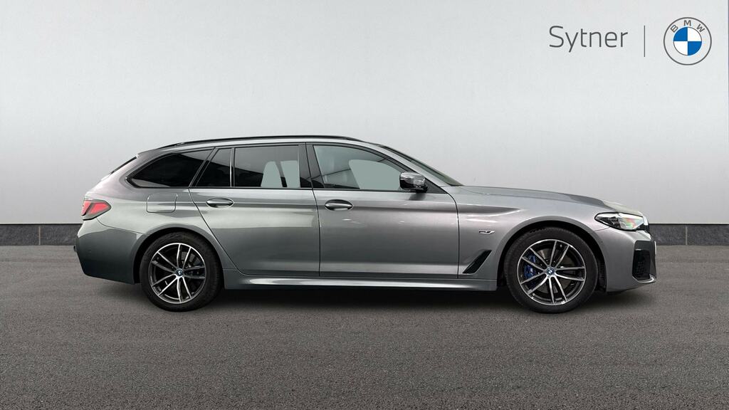 BMW 5 Series 530E M Sport FD23VKL Grey #3