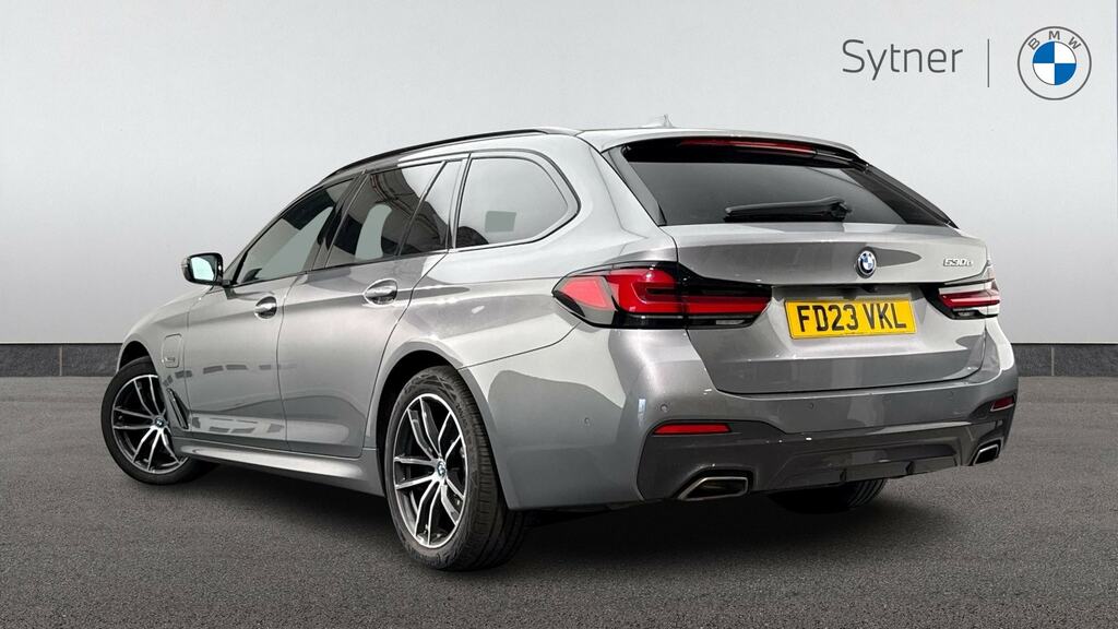 BMW 5 Series 530E M Sport FD23VKL Grey #2