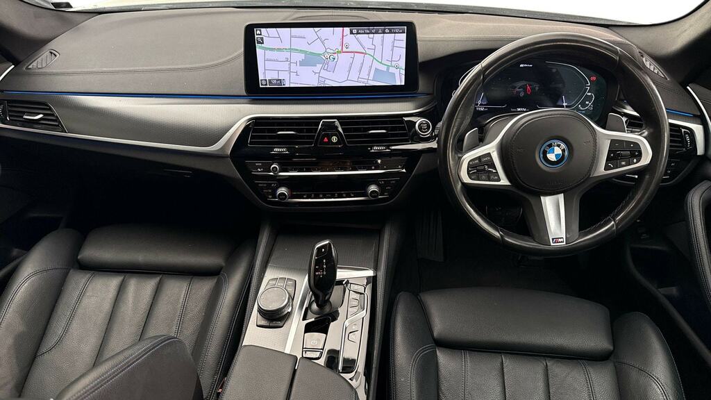 BMW 5 Series 530E M Sport FD23VKL Grey #4