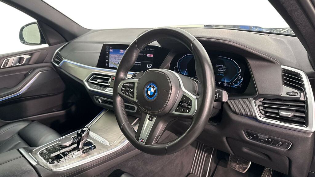 BMW X5 Xdrive45e M Sport SN22NVJ Blue #6