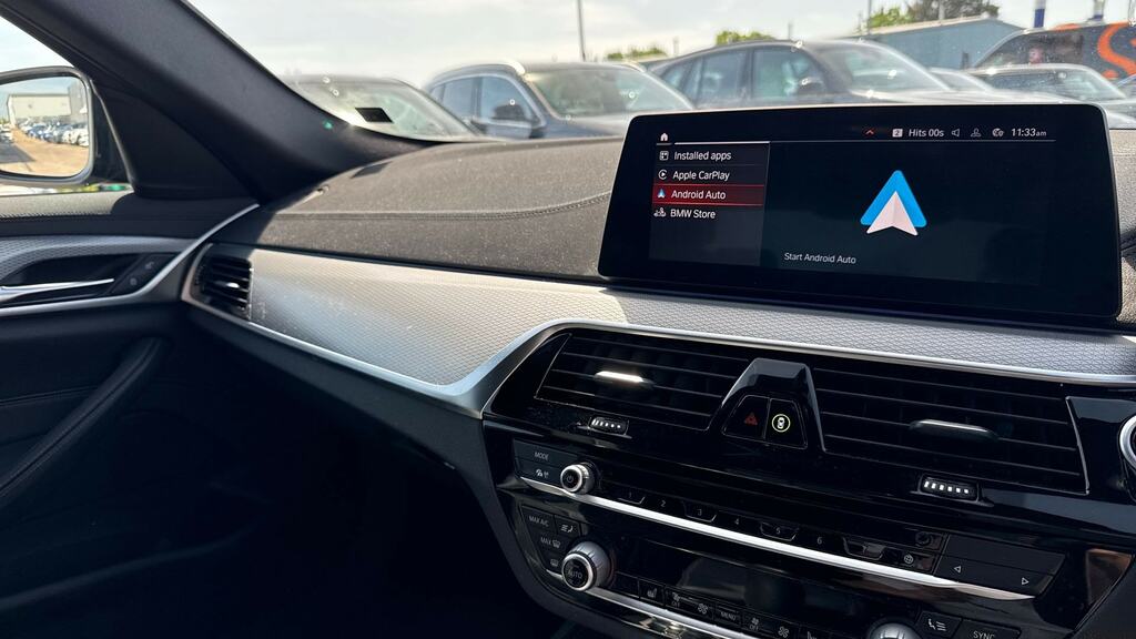 BMW 5 Series 520I M Sport Saloon Blue #8