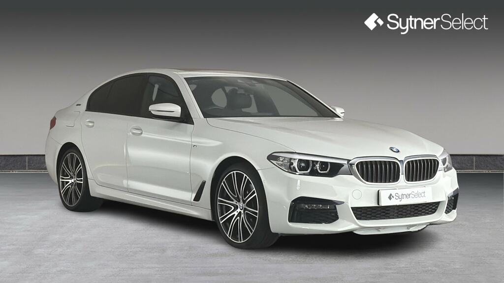 BMW 5 Series 530E M Sport White