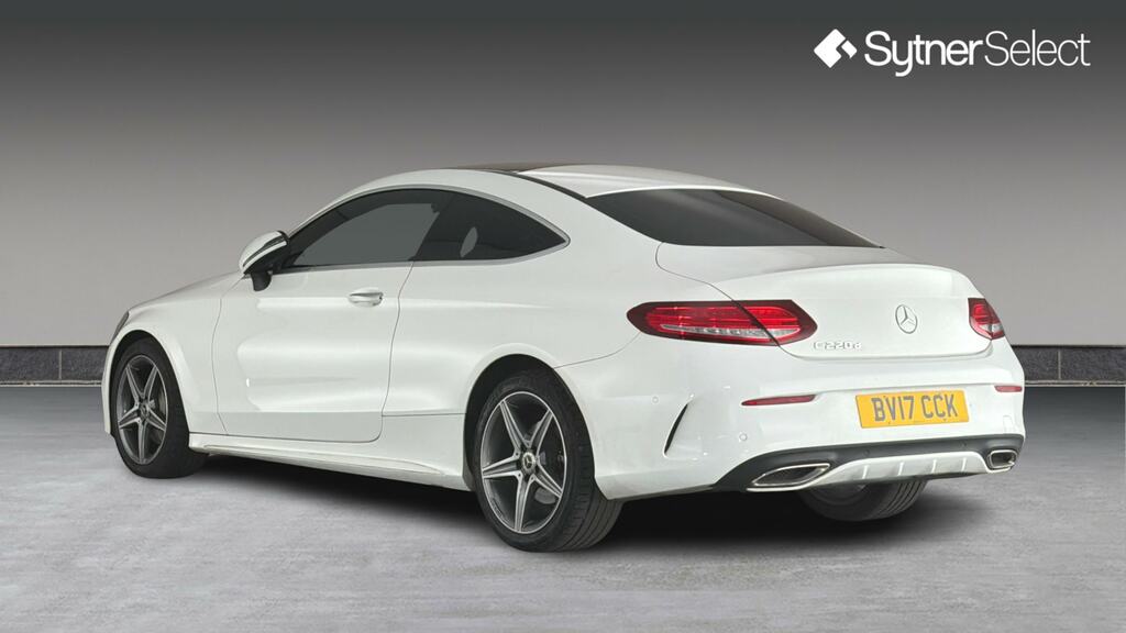 Mercedes-Benz C Class C220d Amg Line Premium White #2