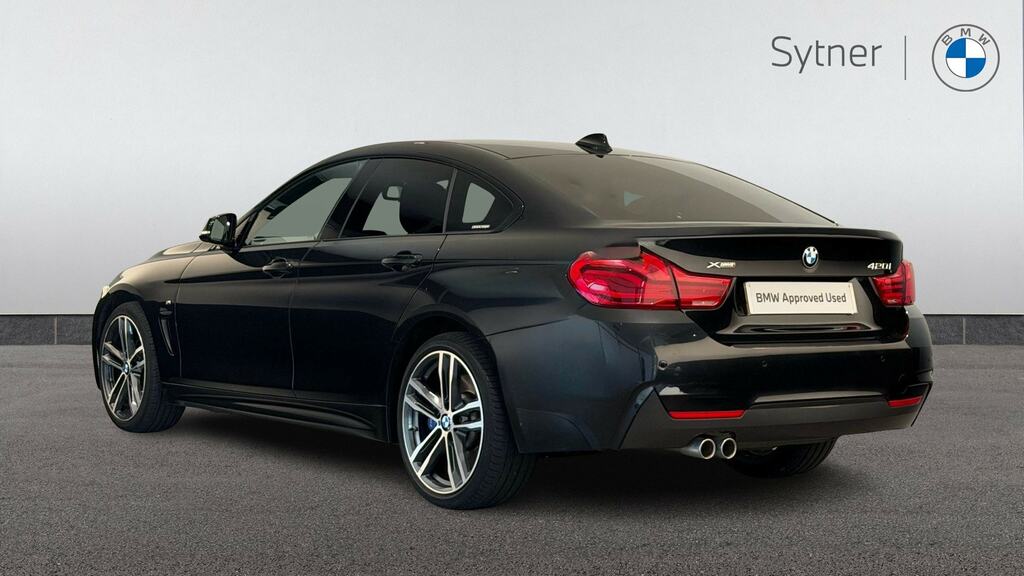BMW 4 Series Gran Coupe 420I Xdrive M Sport Pro Pack LC19DNU Black #2