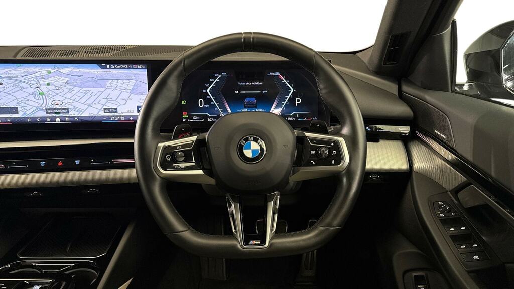 BMW 5 Series 520I M Sport Saloon Blue #5