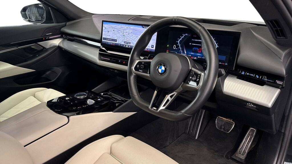 BMW 5 Series 520I M Sport Saloon Blue #6