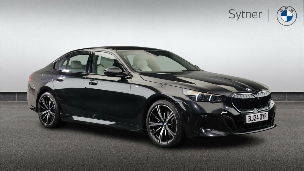 BMW 5 Series 520I M Sport Saloon Blue #1