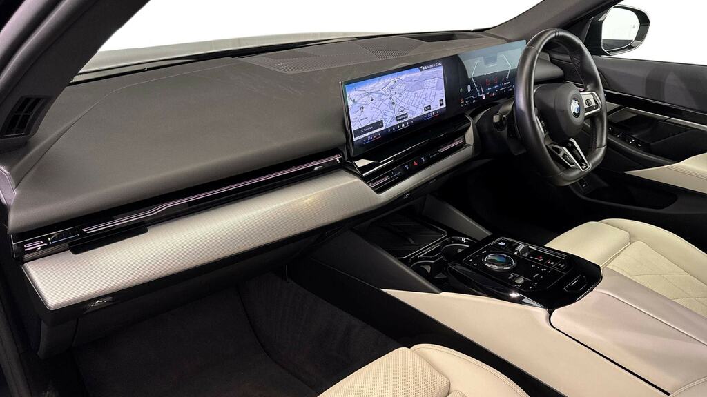 BMW 5 Series 520I M Sport Saloon Blue #7