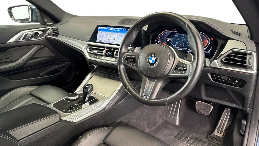 BMW 4 Series Gran Coupe 420D Xdrive Mht M Sport Step Pro Pack BU21NUF Blue #6