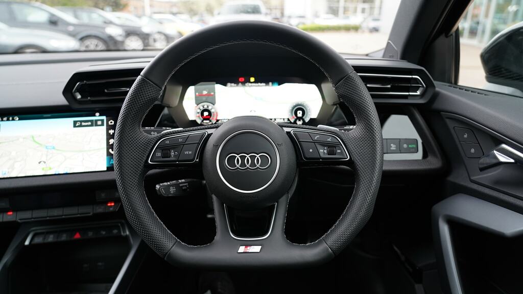 Audi A3 Tfsi 35 Black Edition S Tronic Euro 6 4-Door Grey #10