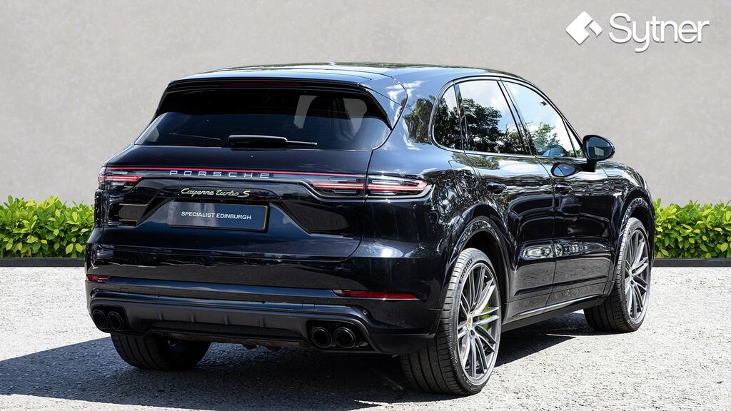 Porsche Cayenne E-hybrid Turbo S Tiptronic S Black #5