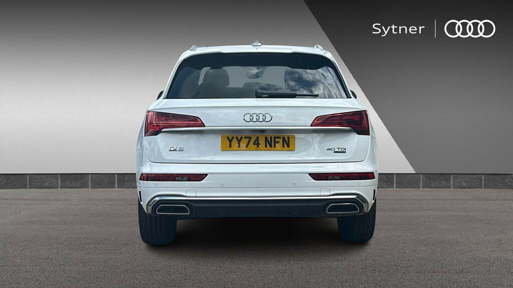 Audi Q5 2.0 Tdi 40 S Line S Tronic Quattro Euro 6 Ss White #9