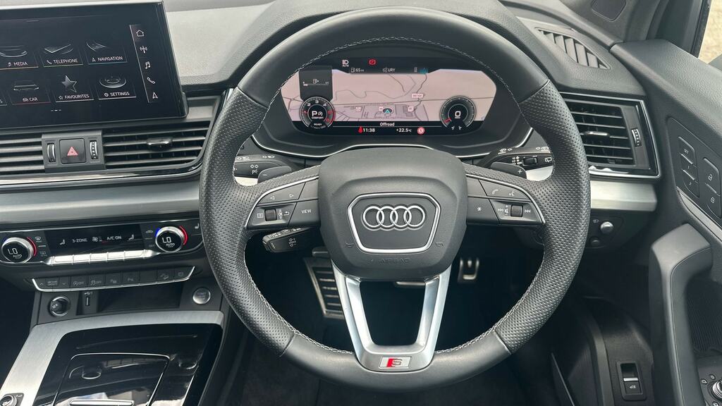 Audi Q5 2.0 Tdi 40 S Line S Tronic Quattro Euro 6 Ss White #11