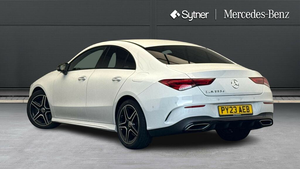 Mercedes-Benz CLA Class Cla 220D Amg Line Premium Tip PY23AEB White #2